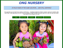 Tablet Screenshot of ongnursery.com